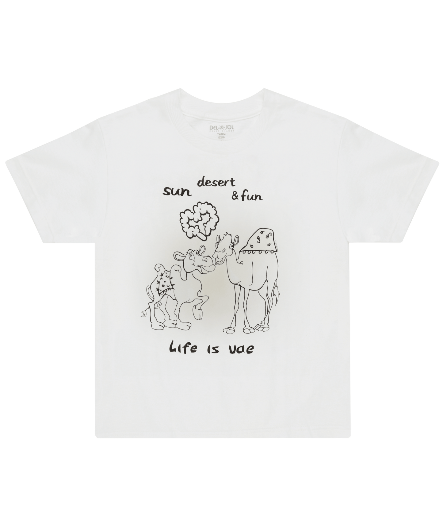 Kids' Color-Changing Sun Desert & Fun Camels - Dubai Souvenir & Gift - Life Is UAE