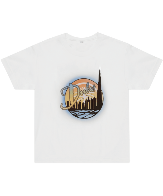 Adults' Burj Khalifa T-Shirt - Color-Changing Under Sun - Dubai Souvenir Gift - Life Is UAE